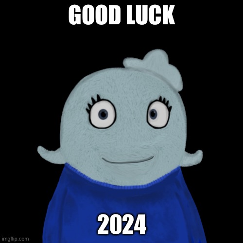 BlueWorld transparent | GOOD LUCK 2024 | image tagged in blueworld transparent | made w/ Imgflip meme maker