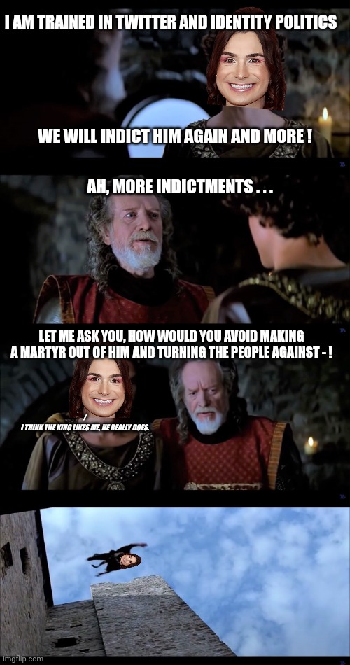 Braveheart Phillip | WE WILL INDICT HIM AGAIN AND MORE ! LET ME ASK YOU, HOW WOULD YOU AVOID MAKING A MARTYR OUT OF HIM AND TURNING THE PEOPLE AGAINST - ! AH, MO | image tagged in braveheart phillip | made w/ Imgflip meme maker