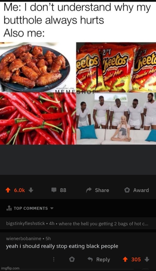 #3,237 | image tagged in comments,cursed,food,butthole,black people,hot | made w/ Imgflip meme maker