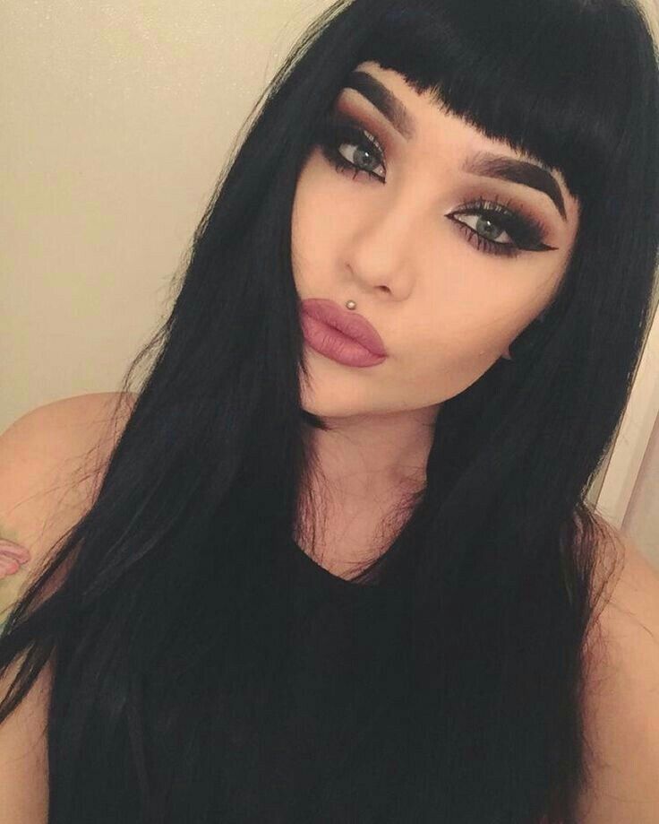High Quality hot and sexy black haired girl Blank Meme Template
