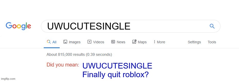 roblox uwucutesingle meme - Imgflip