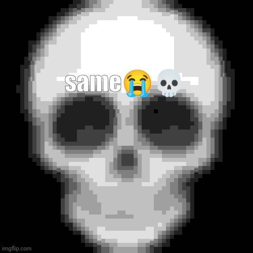 Skull emoji | same?? | image tagged in skull emoji | made w/ Imgflip meme maker