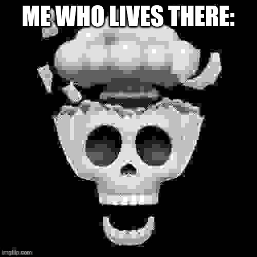 man i'm dead | ME WHO LIVES THERE: | image tagged in man i'm dead | made w/ Imgflip meme maker