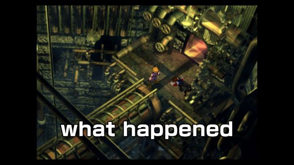 wtf ff7 moment Blank Meme Template