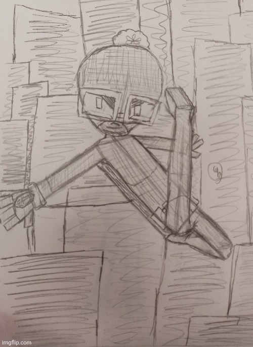 Shadow Girl sketch #2 | made w/ Imgflip meme maker