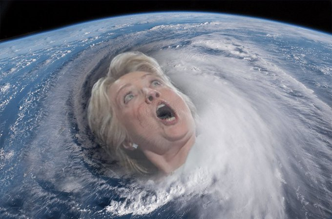 High Quality Hillary and Climate Change Blank Meme Template