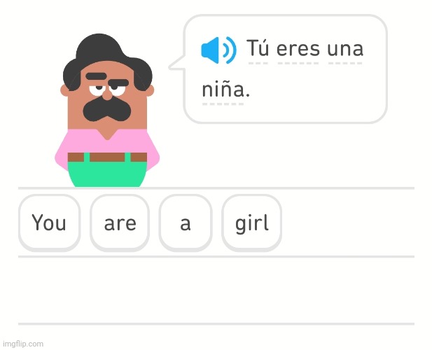 I think duolingo is trying to tell me something... | made w/ Imgflip meme maker