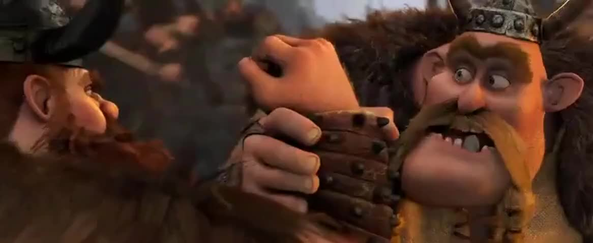 Stoick Gobber Handshake Blank Meme Template