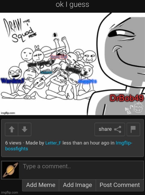 I considered it | made w/ Imgflip meme maker