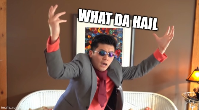 WHAT THE HAIL?! | WHAT DA HAIL | image tagged in what the hail | made w/ Imgflip meme maker