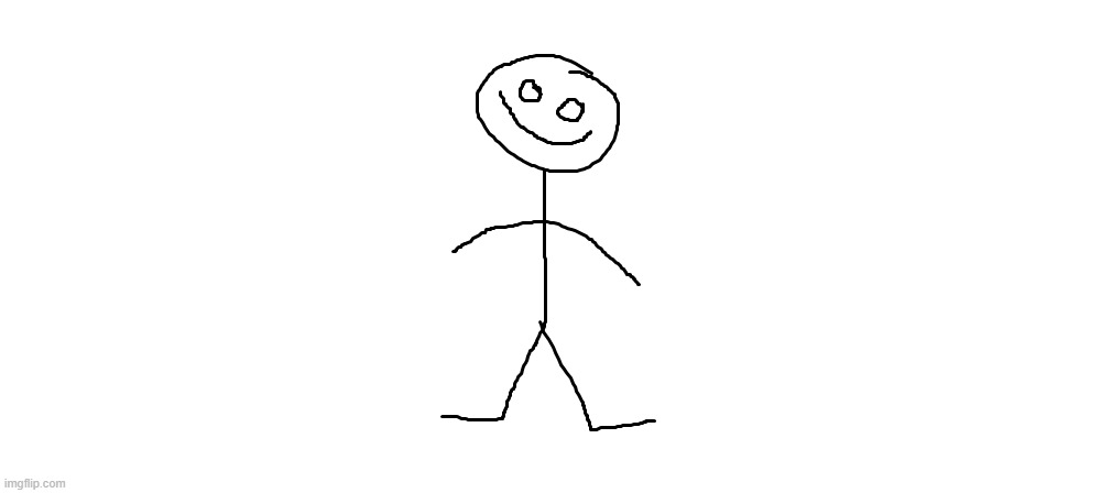 Most demonic stickman (art by me in MS paint (it took 5 seconds)) | image tagged in you have been eternally cursed for reading the tags,elmo nuclear explosion,tree hugger | made w/ Imgflip meme maker