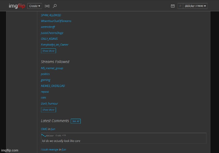 i just using custom font in imgflip | made w/ Imgflip meme maker