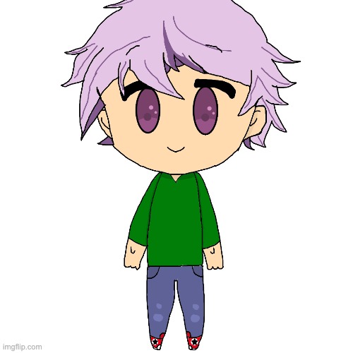 I made a chibi! Please come up with a name for him, I have no idea what to name him. | image tagged in drawing,chibi | made w/ Imgflip meme maker