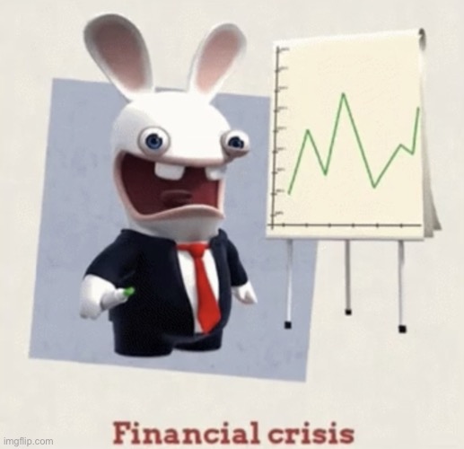 Financial crisis | image tagged in financial crisis,shitpost | made w/ Imgflip meme maker