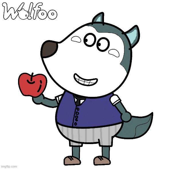 Wolfoo (from Wolfoo) + Legoshi (from Beastars) = This fusion of these two anthro wolves ↓ | image tagged in wolfoo,beastars,fusion | made w/ Imgflip meme maker
