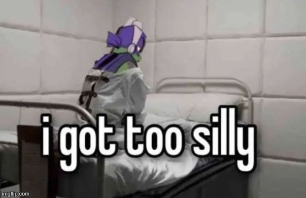 I got too silly | image tagged in i got too silly | made w/ Imgflip meme maker