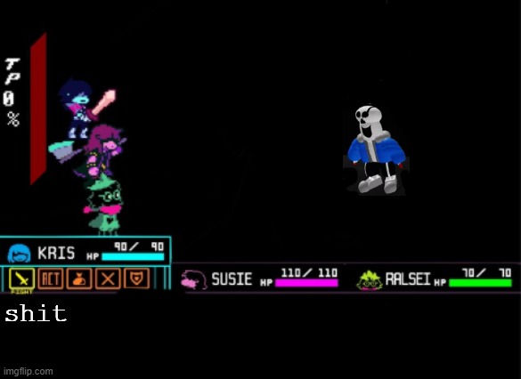Blank Deltarune Battle | shit | image tagged in blank deltarune battle | made w/ Imgflip meme maker