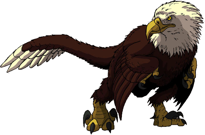 High Quality Dinofied Bald Eagle Blank Meme Template