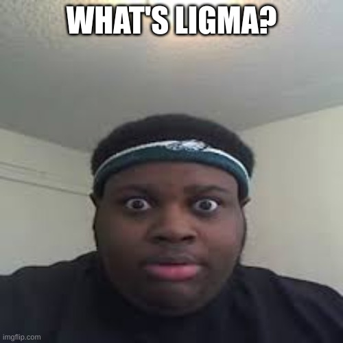 huh | WHAT'S LIGMA? | image tagged in edp,memes,stare,funny,ligma,balls | made w/ Imgflip meme maker
