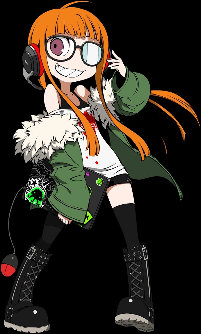 High Quality happy futaba Blank Meme Template