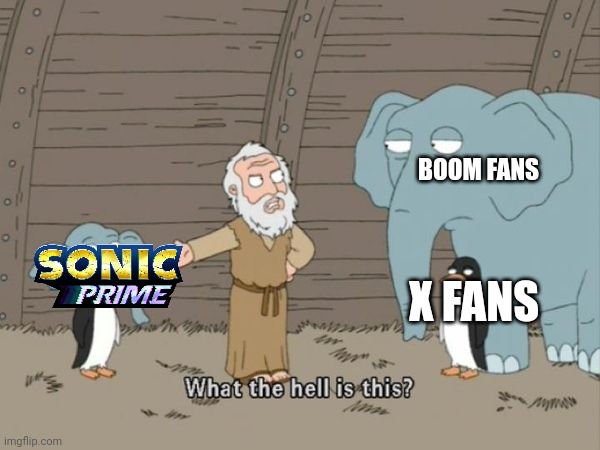 What the hell is this? | BOOM FANS; X FANS | image tagged in what the hell is this | made w/ Imgflip meme maker
