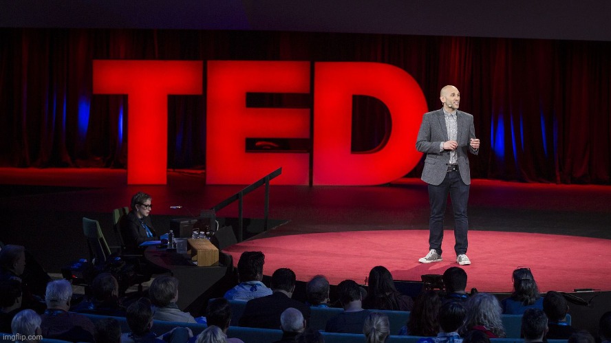Ted Talk | image tagged in ted talk | made w/ Imgflip meme maker