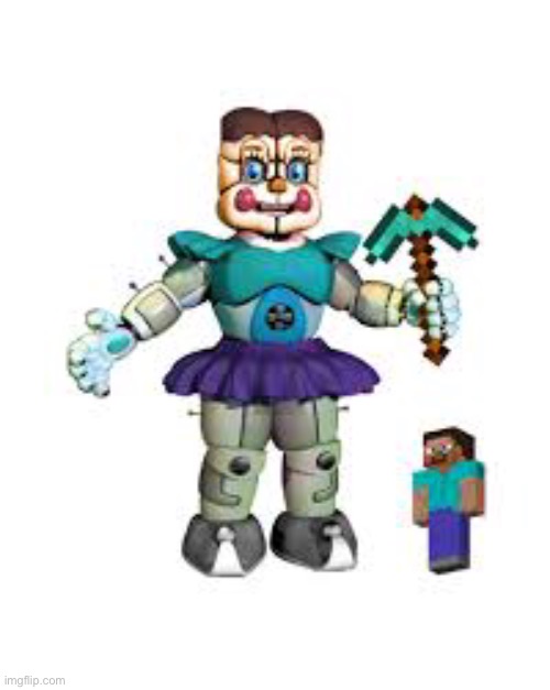 image tagged in five nights at freddys,minecraft | made w/ Imgflip meme maker