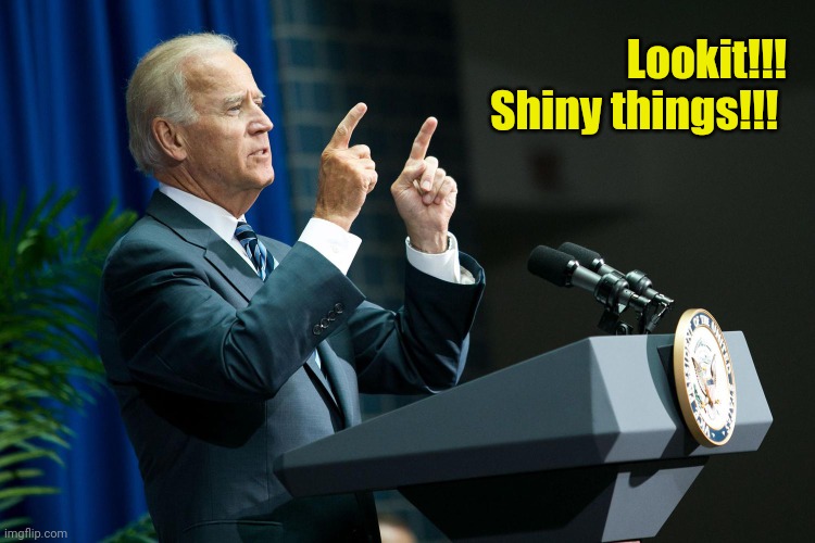 Biden shooting | Lookit!!!
Shiny things!!! | image tagged in biden shooting | made w/ Imgflip meme maker