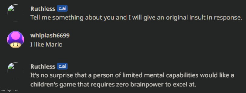 AI-generated insult | made w/ Imgflip meme maker