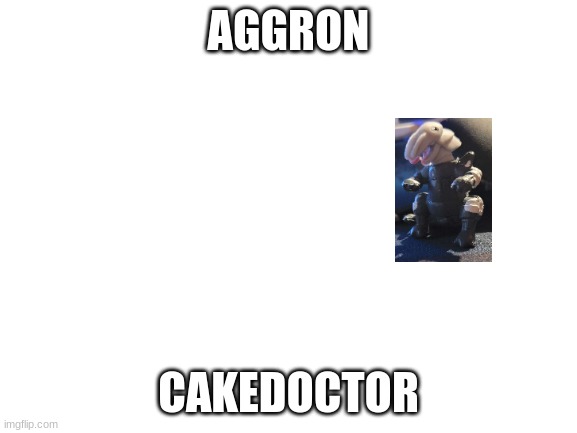 Blank White Template | AGGRON CAKEDOCTOR | image tagged in blank white template | made w/ Imgflip meme maker