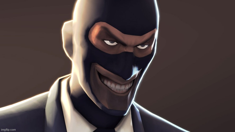 image tagged in tf2 spy face | made w/ Imgflip meme maker
