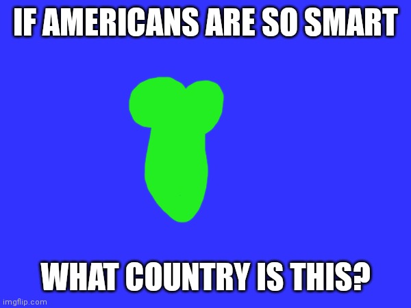 Hmmm??? | IF AMERICANS ARE SO SMART WHAT COUNTRY IS THIS? | made w/ Imgflip meme maker