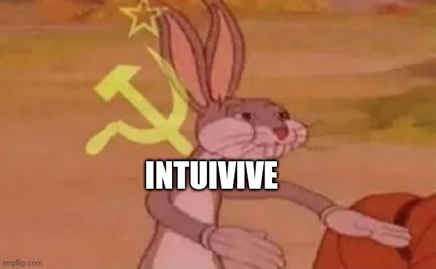 Bugs bunny communist | INTUIVIVE | image tagged in bugs bunny communist | made w/ Imgflip meme maker