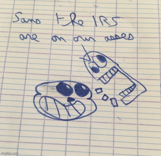 A drawing I made because I was bored | image tagged in sans | made w/ Imgflip meme maker