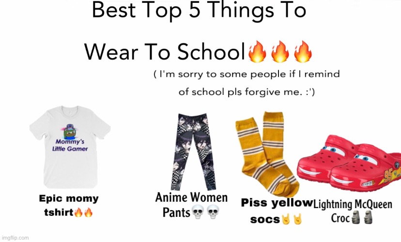 Will You Be Wearing Any Of These? | image tagged in will you be wearing this | made w/ Imgflip meme maker