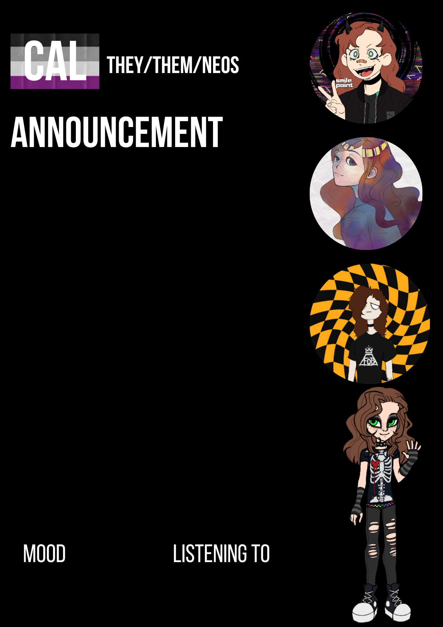 Cal's picrew announcement temp Blank Meme Template