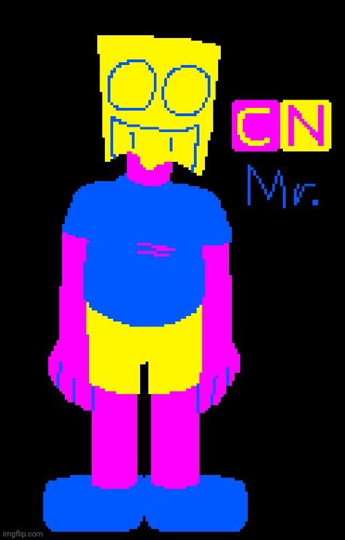 Cartoon Network Colored Mr. Mystery | image tagged in cartoon network | made w/ Imgflip meme maker