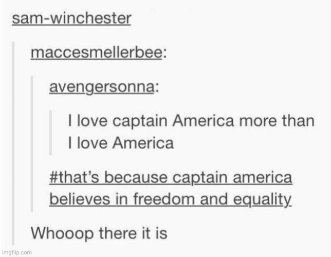 Captain America my beloved | made w/ Imgflip meme maker
