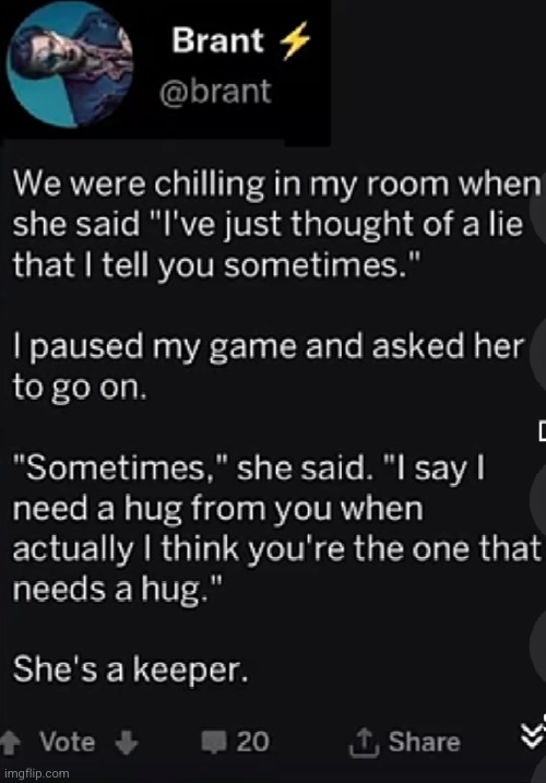 wholesome OnE hUnDrEd | image tagged in wholesome 100,aww,girlfriend,wholesome,wholesome content,hug | made w/ Imgflip meme maker