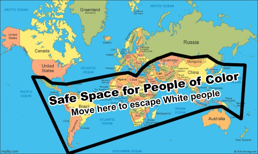 Safe Space For People of Color | made w/ Imgflip meme maker
