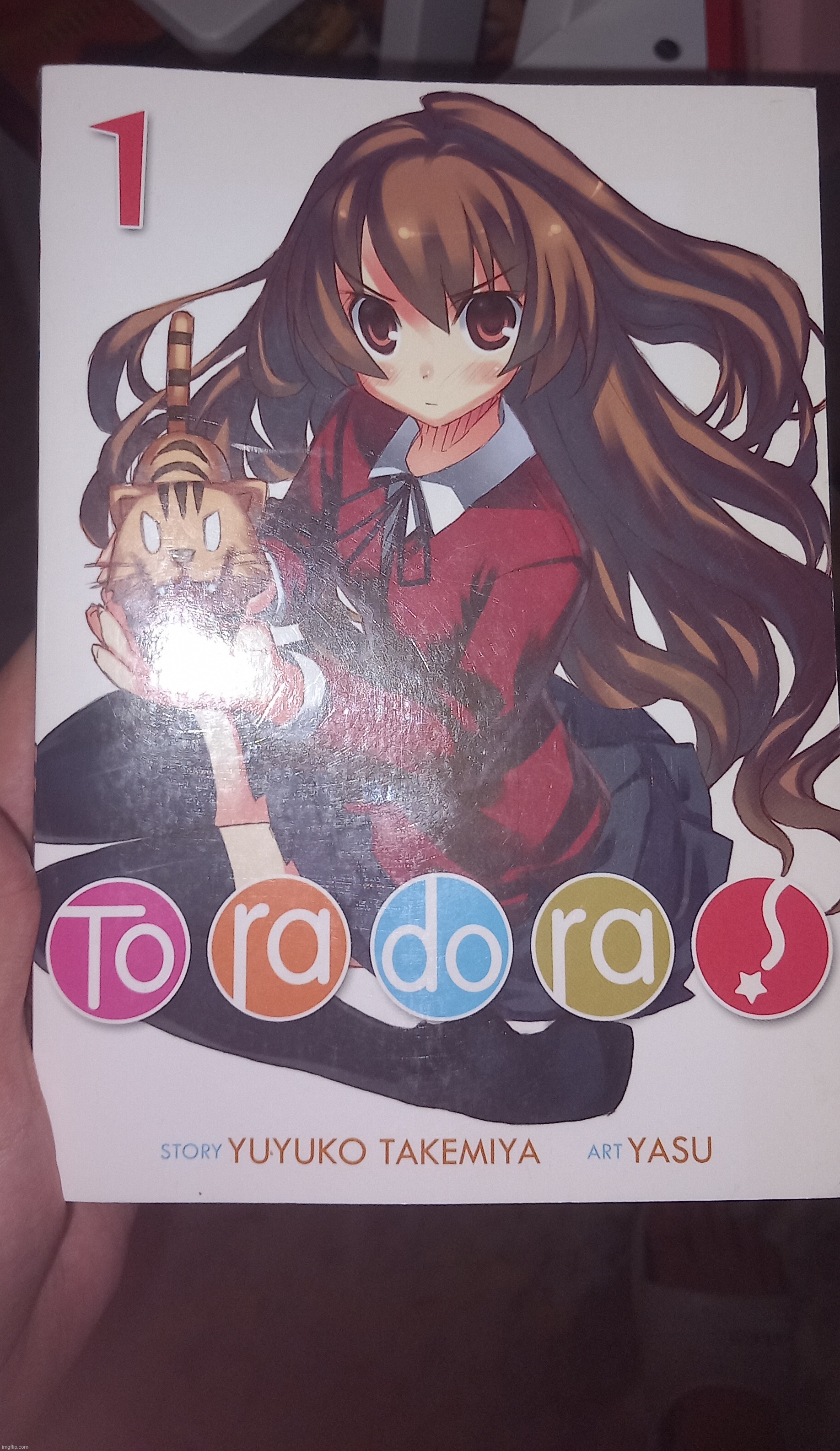 At vacation right now and look what I found at a hotel library (I had to read it or else Taiga would kill me): Toradora | image tagged in toradora | made w/ Imgflip meme maker