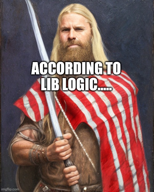 The New Standard Dammit! | ACCORDING TO LIB LOGIC..... | image tagged in the new standard dammit | made w/ Imgflip meme maker