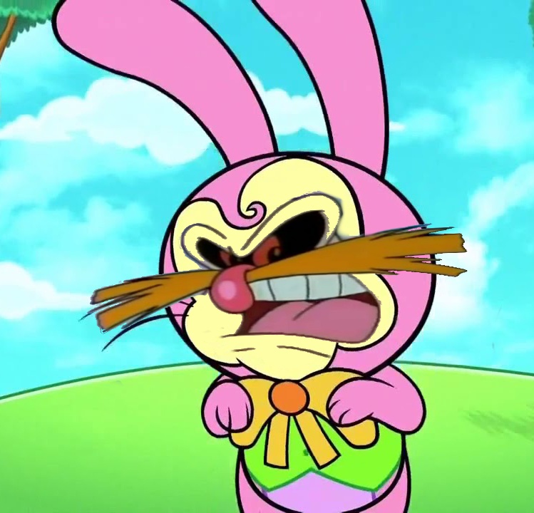 High Quality PINGAS Easter bunny Blank Meme Template