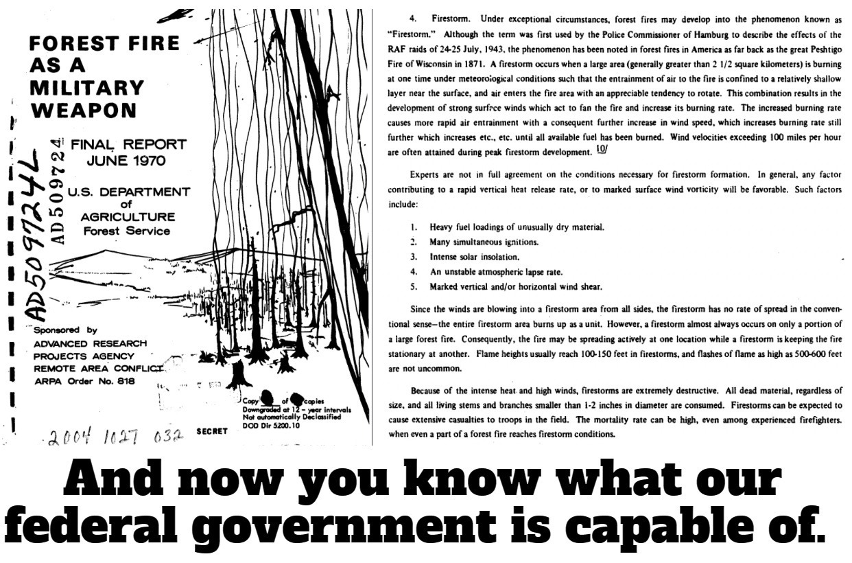 Forest Fire as a Military Weapon | image tagged in special ops,military weapons,dew it,directed energy weapons,maui disaster,hawaii | made w/ Imgflip meme maker