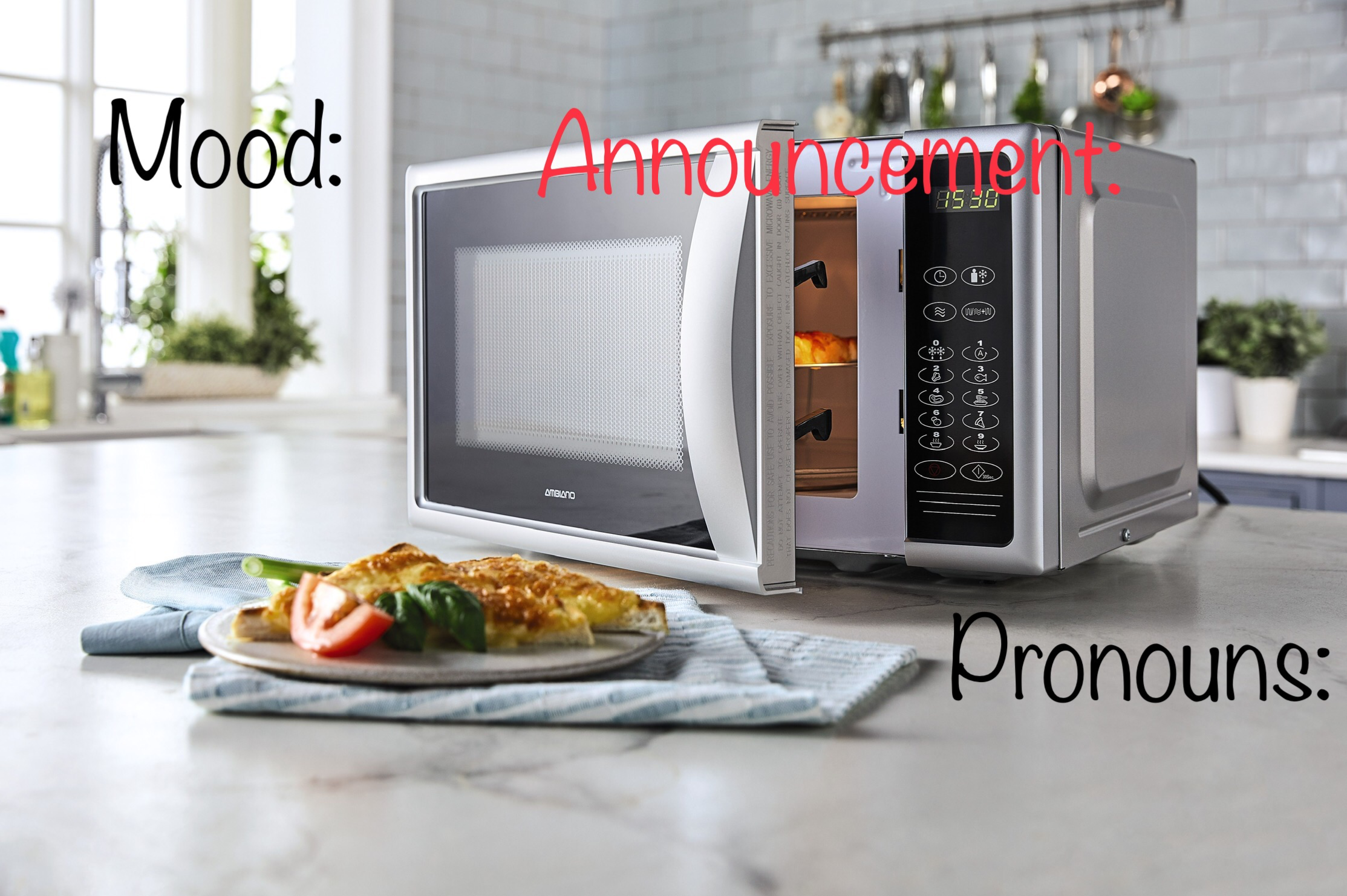 I_Am_Microwave announcemment template Blank Meme Template