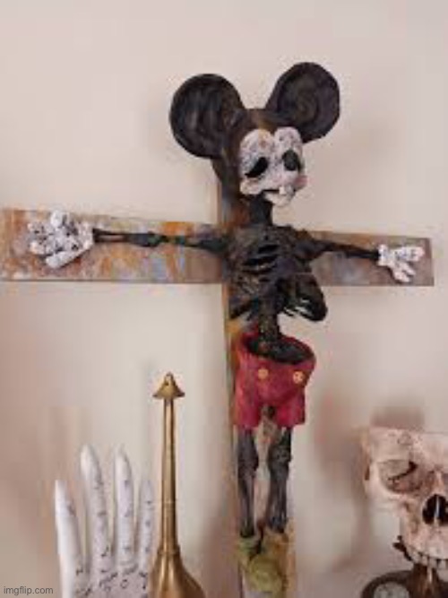 Jesus mouse | image tagged in mickey mouse,jesus christ | made w/ Imgflip meme maker