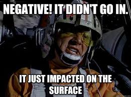 negative didn't go in Blank Meme Template