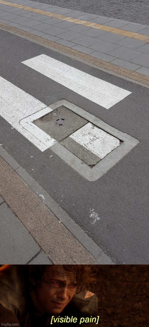 Failed | image tagged in visible pain,road,you had one job,memes,paint,fails | made w/ Imgflip meme maker
