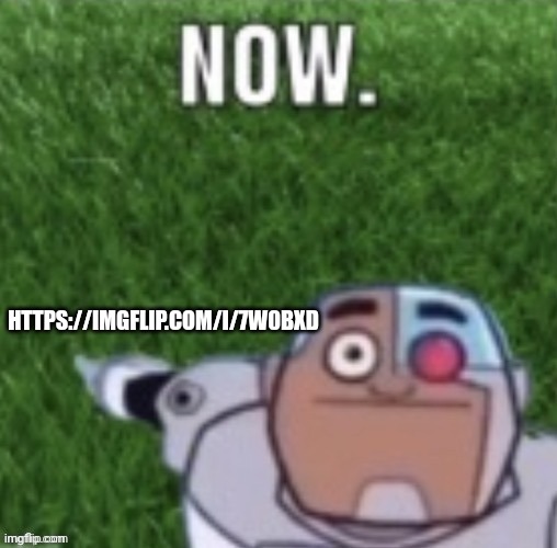 cyborg touch https://imgflip.com/i/7w0bxd now | HTTPS://IMGFLIP.COM/I/7W0BXD | image tagged in cyborg touch grass now | made w/ Imgflip meme maker