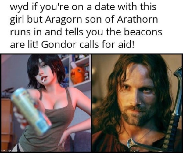 Anyone here lotr fans? | made w/ Imgflip meme maker